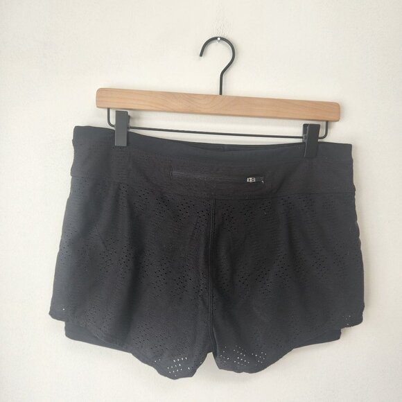 Athleta Prism 2-in-1 Lined Compression Running Shorts Activewear Women's M - Picture 4 of 10